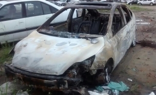 carro do procurador foi encontrado queimado em Linhares