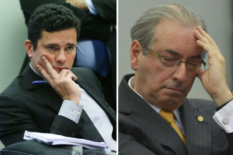 Moro e Cunha: o caso do ex-deputado foi para a primeira instância após sua cassação
