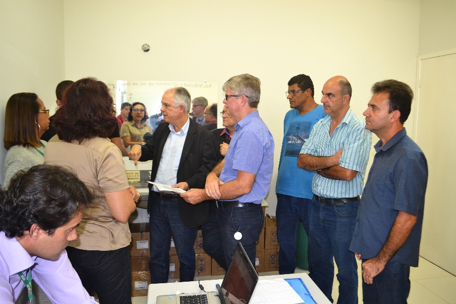 Secretáriode Estado da Saúde Ricardo Oliveira conheceu detalhes da operação de combate ao surto da malária no município