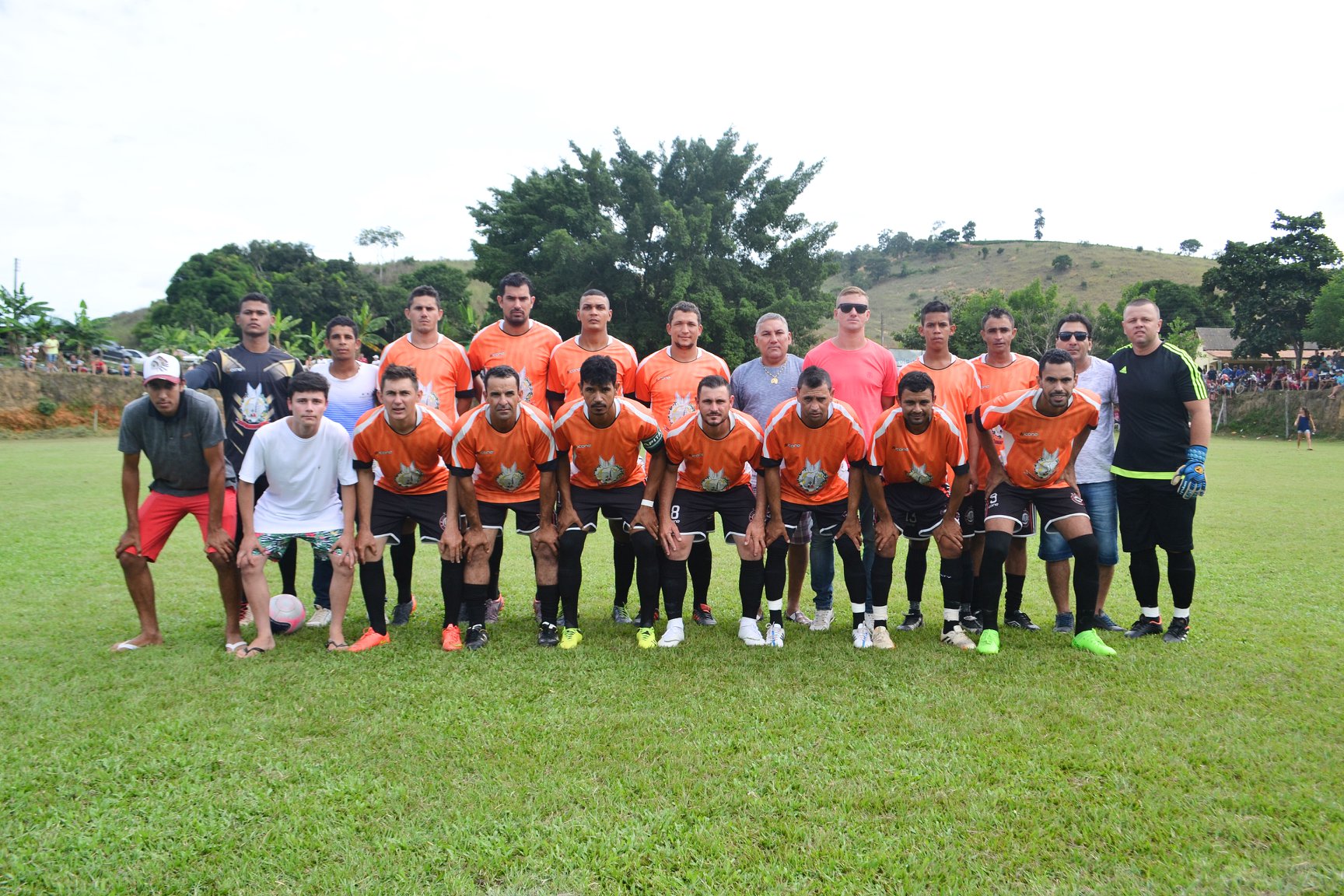 A equipe do Praça Rica (Titulares) vice-campeã