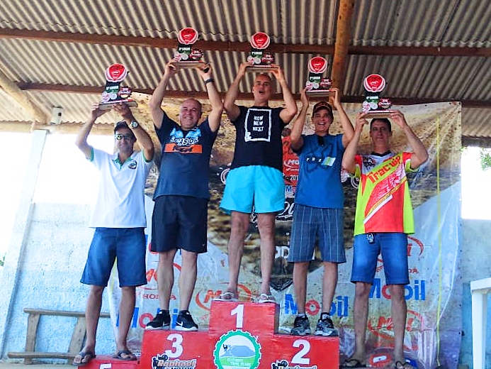 Premiados na 2ª etapa da Copa Mol de Enduro Fim, disputada em Vila Pavão 