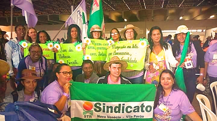 trabalhadores de Nova Venécia e Vila Pavão estavam representados no evento