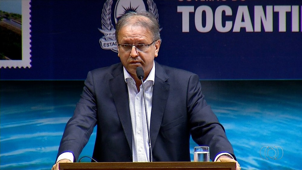 Marcelo Miranda foi preso pela Polícia Federal em Brasília — Foto: Reprodução/TV Anhanguera