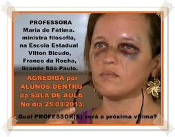 Agressão aos professores