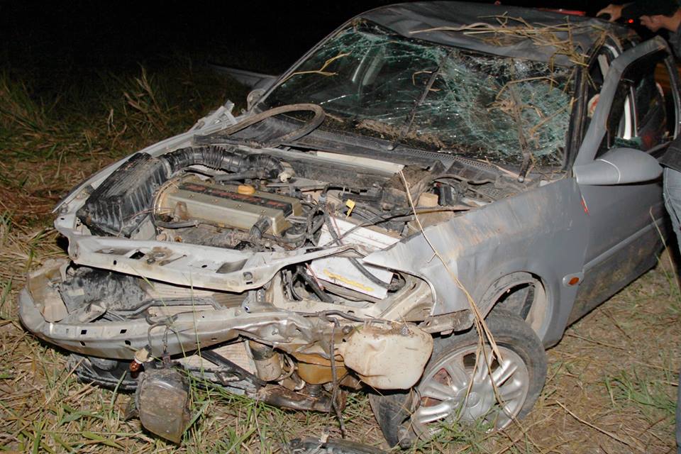 Acidentes ocorridos em Vila Pavão neste domingo deixam duas pessoas gravemente  feridas