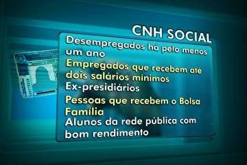 Candidatos do programa CNH social  têm até próxima a sexta-feira  para comprovação de documentos