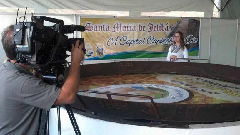 Santa Maria de Jetibá faz o maior omelete das Américas