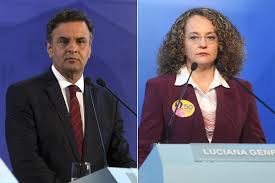 Embate entre Luciana Genro e Aécio Neves no debate da CNBB vira piada na web