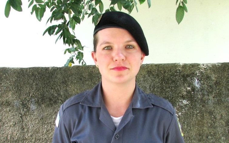 Primeira policial feminina de  Vila Pavão conta sua história e rotina de trabalho