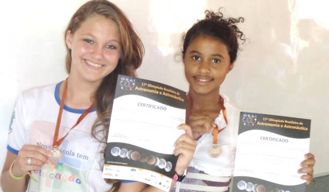Alunos de Vila Pavão são premiados na Olimpíada de Astronomia e Astronáutica
