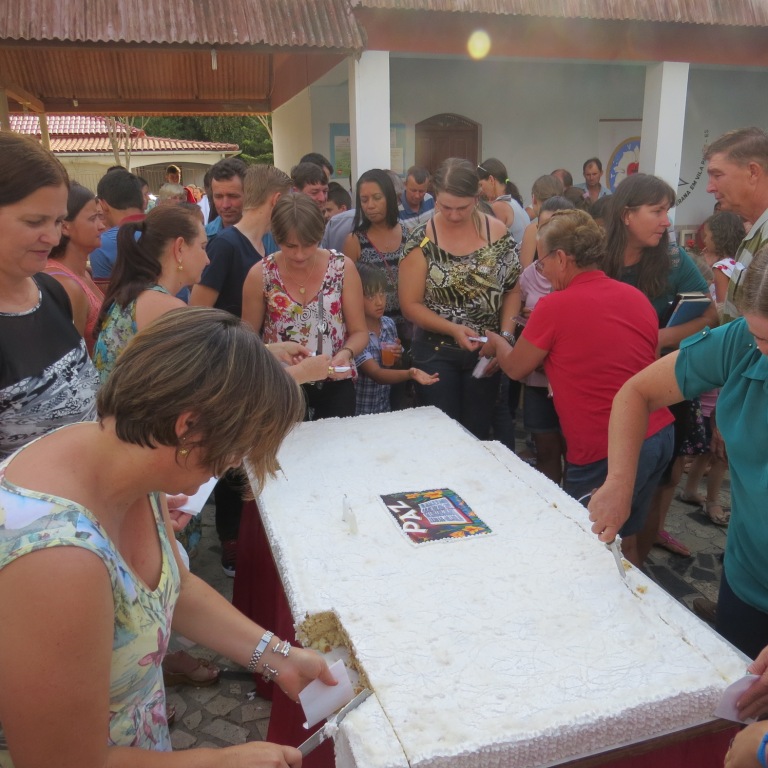 No último domingo, 09/11, a comunidade Luterana de Vila Pavão celebrou os 46 anos da inauguração da atual “Igrejona”.