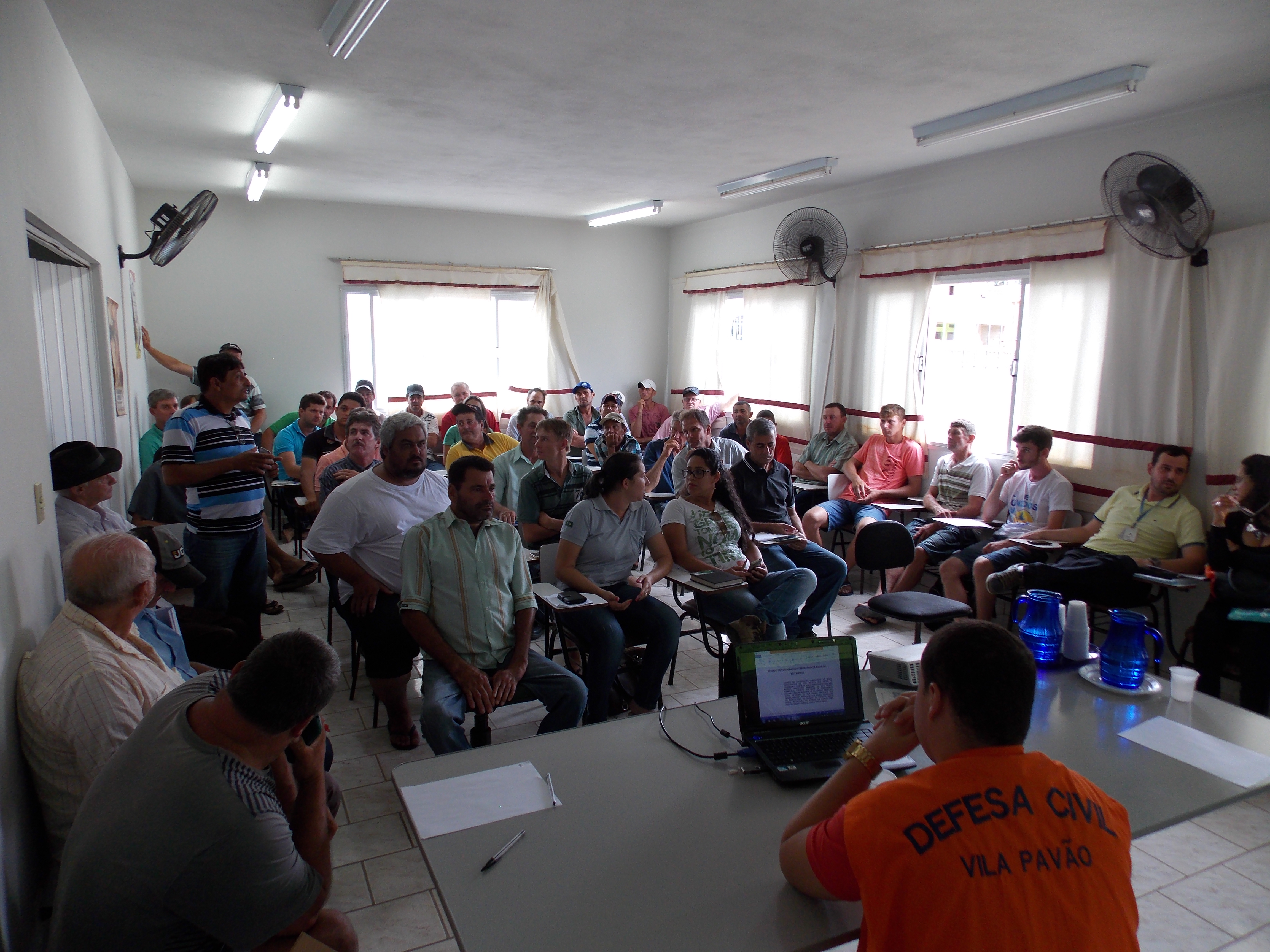 Encontro em Vila Pavão discute a utilização dos recursos hídricos