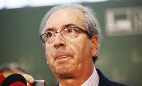 Cai Eduardo Cunha, o condutor do impedimento da presidente Dilma