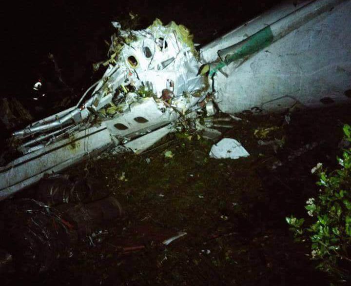 Cai em Medelin avião com equipe da Chapecoense