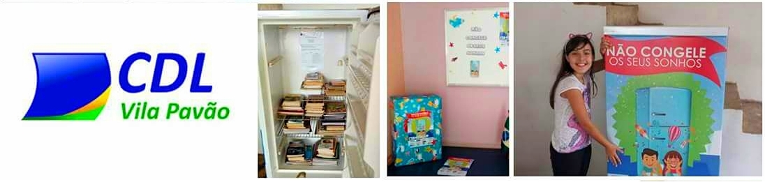 Campanha Não Congele Os Seus  Sonhos da CDL de Vila Pavão, além de estimular a leitura dá prêmios para os leitores