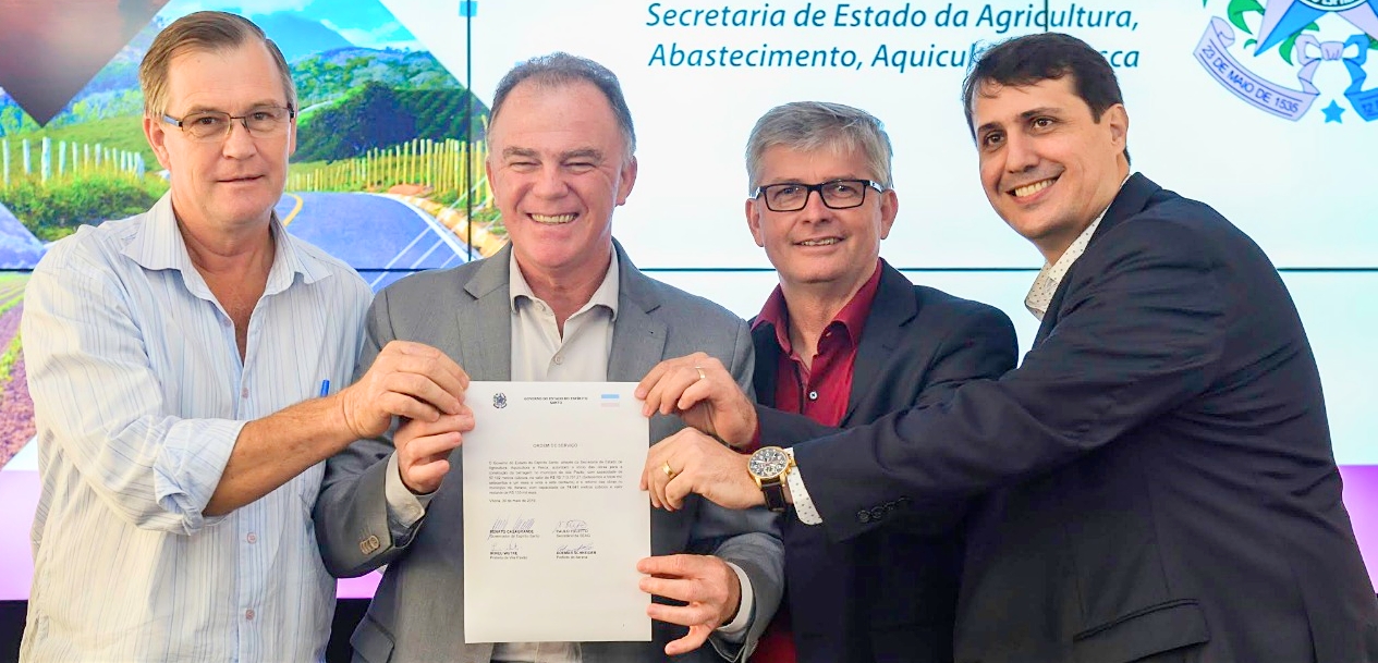 Governo do Estado autoriza construção da barragem no Córrego do Socorro, em Vila Pavão