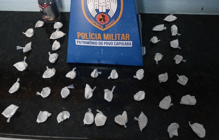 Polícia militar apreende cocaína em propriedade rural de Vila Pavão