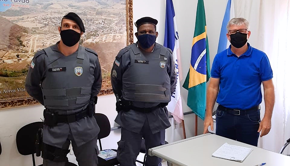 Prefeito Irineu Wutke se reúne com o novo comandante do DPM de Vila Pavão