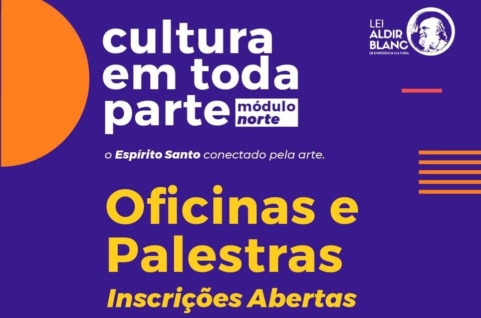 Projeto Cultura em Toda Parte – Módulo Norte abre inscrições para oficinas e palestras gratuitas na Microrregião Noroeste