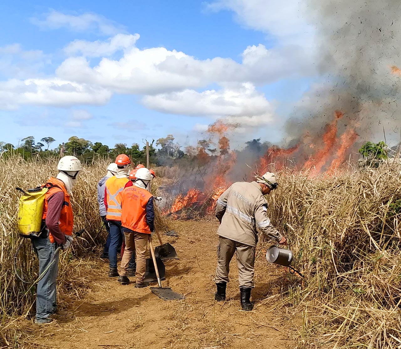 Defesa Civil Municipal recebe capacitação em combate a incêndios