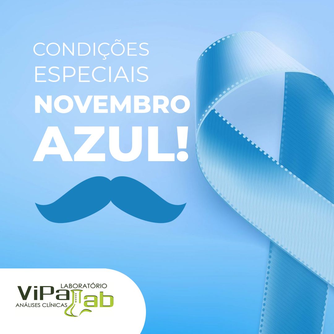 Novembro Azul: Vipalab oferece descontos nos exames PSA total/livre