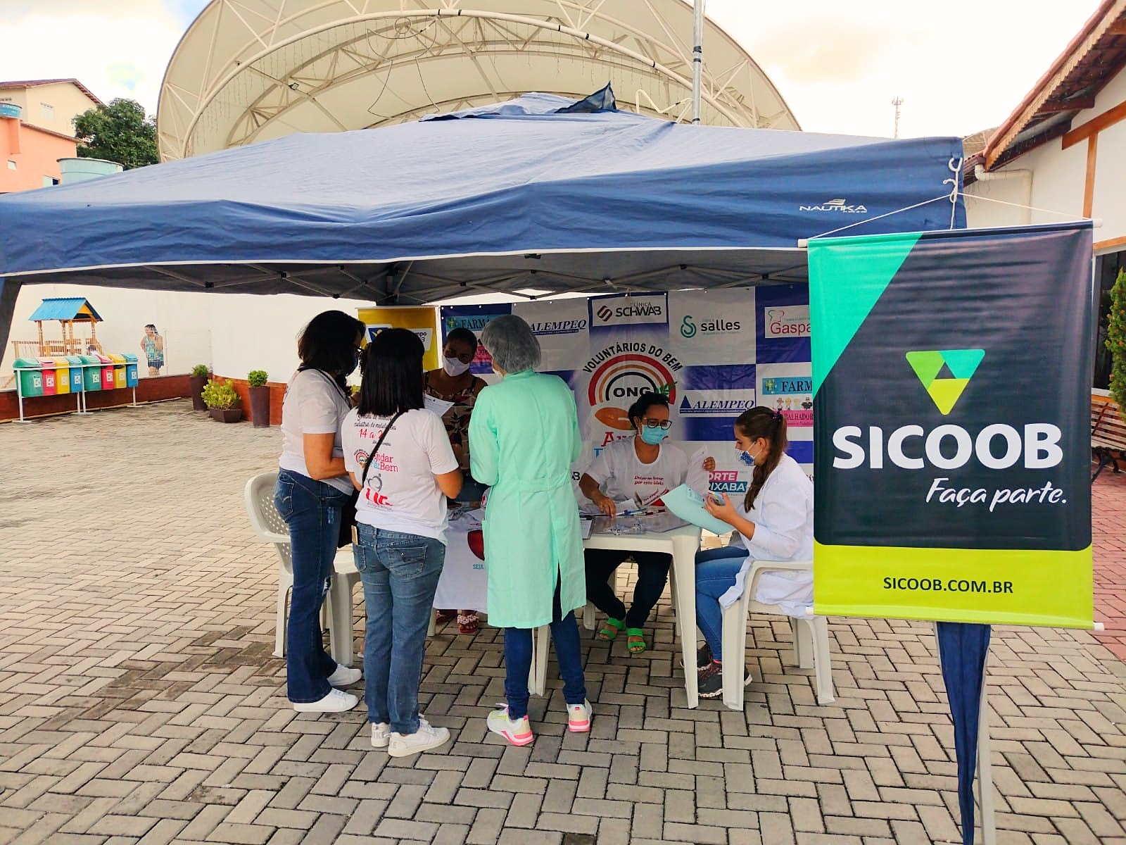 ONG Voluntários do Bem promove ação de cadastro de doadores de medula óssea em Vila Pavão