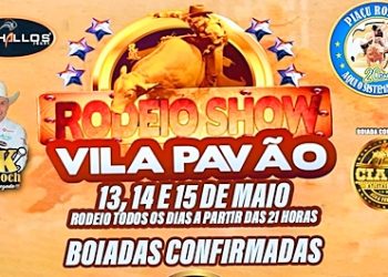 Neste fim de semana tem rodeio show em Vila Pavão