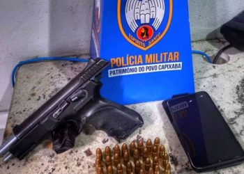Polícia Militar apreende arma de fogo israelense em Nova Venécia