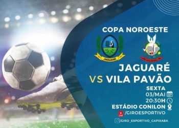 Vila Pavão busca título inédito da Copa Noroeste contra o Jaguaré nesta sexta-feira (3)