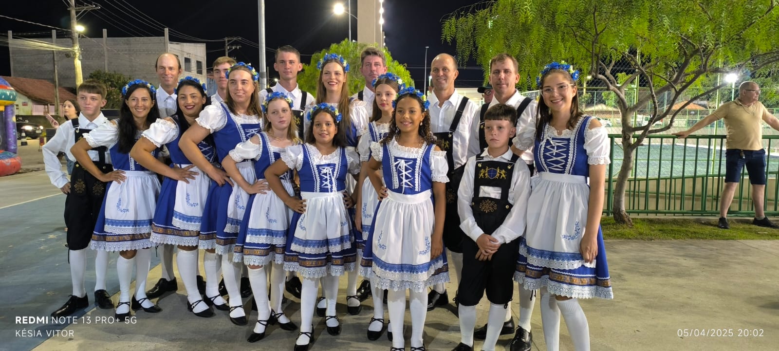 Integrantes do grupo Folclórico de danças pomeranas de Jaguaré