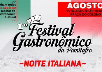 1º Festival Gastronômico da Pomitafro com temática italiana movimenta Vila Pavão na noite desta sexta-feira (15)