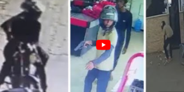 Vídeo | Dupla armada assalta supermercado e posto de combustível em Boa Esperança