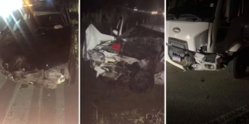Vídeo | Acidente em São Domingos do Norte deixa casal morto e sete feridos, incluindo duas crianças