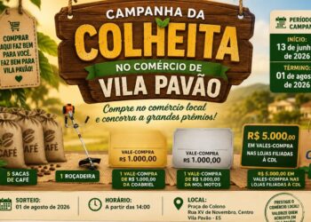 Campanha da Colheita vai sortear valiosos prêmios em Vila Pavão