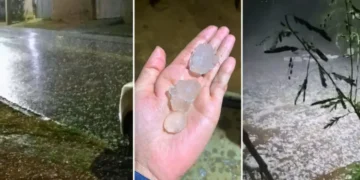 Vídeo | Chuva de granizo surpreende moradores de Colatina e Aracruz