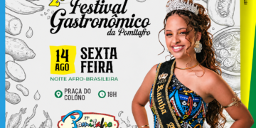 Noite Afro encerra 2º Festival Gastronômico da Pomitafro com celebração da cultura e da ancestralidade