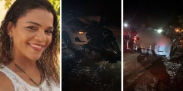 Mulher de 33 anos morre após ter moto atingida e arrastada por carro em Governador Lindenberg (ES)