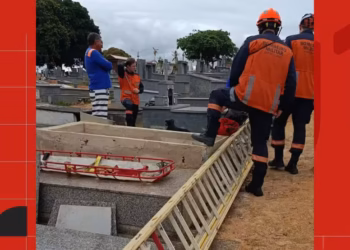 Homem morre após cair em túmulo do próprio pai em cemitério de Linhares
